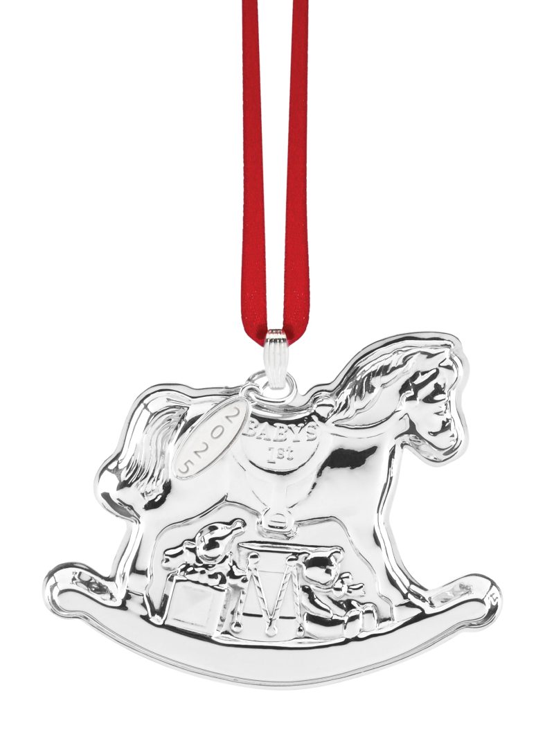 2025 Baby's 1st Rocking Horse Sterling Silver Ornament